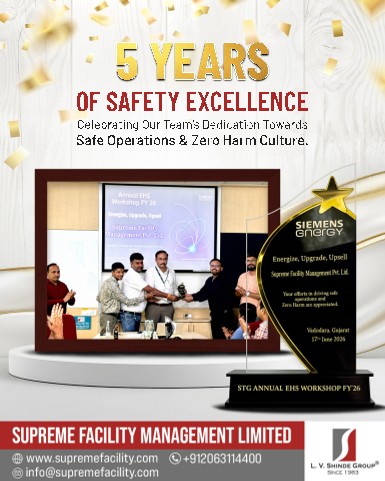 5 Years of Safety Excellence - Supreme Facility Management