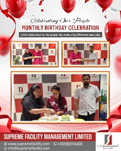 Monthly Birthday Celebration - Supreme Facility Management